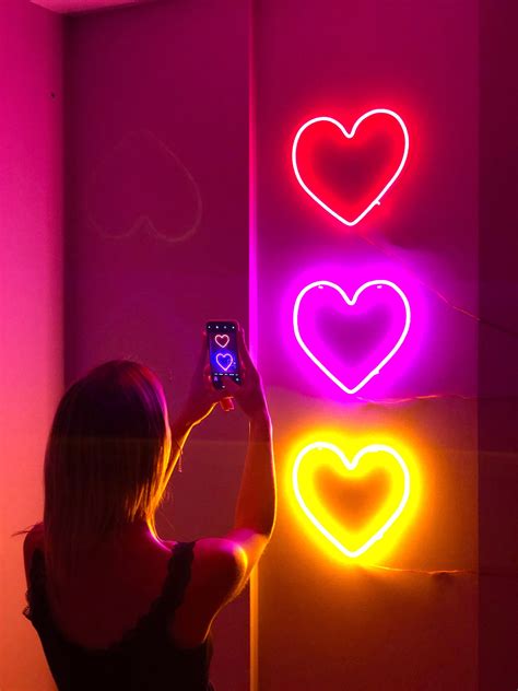 Heart Neon Sign Led Neon Sign Made On Flexible Neon Technology These