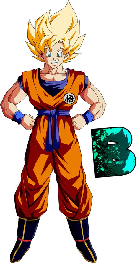 Son Goku Super Saiyan By Brusselthesaiyan On Deviantart Dragon Ball Z