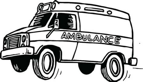 Ambulance Coloring Pages Coloring Pages Truck Coloring Pages