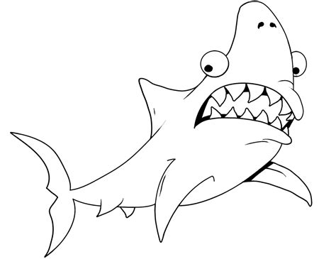 Free Printable Shark Coloring Pages