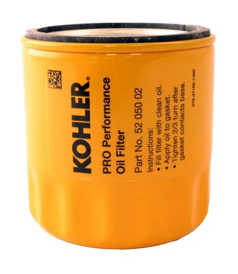 Kohler 52 050 02 S Engine Oil Filter Extra Capacity For Ch11 Ch15