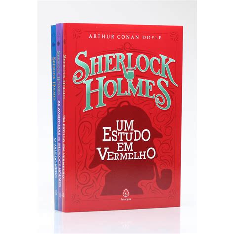 Kit 3 Livros Sherlock Holmes Edição 1
