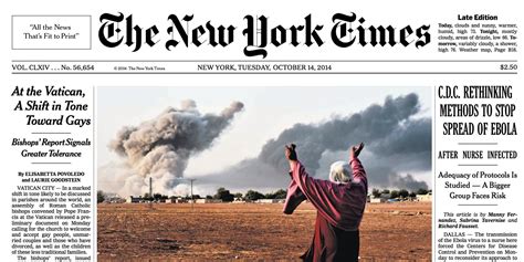New York Times Prints Huge Mistake On Front Page