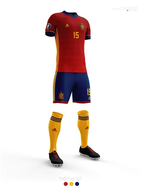 The spain national football team (spanish: Spain National Team Kit Designs Euro 2016 on Behance