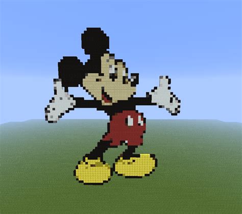 D Pixelart Mickey Mause Minecraft Map My Xxx Hot Girl