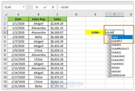 Sum Cells In Excel Continuous Random With Criteria Etc Exceldemy