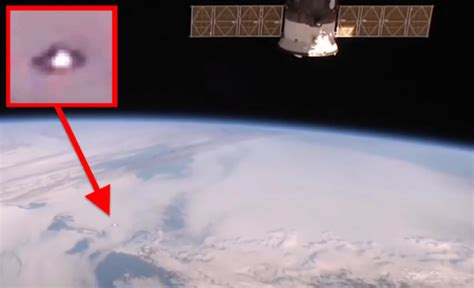 Classic Disk Ufo Seen Below Space Station On Live Nasa Cam April 2020