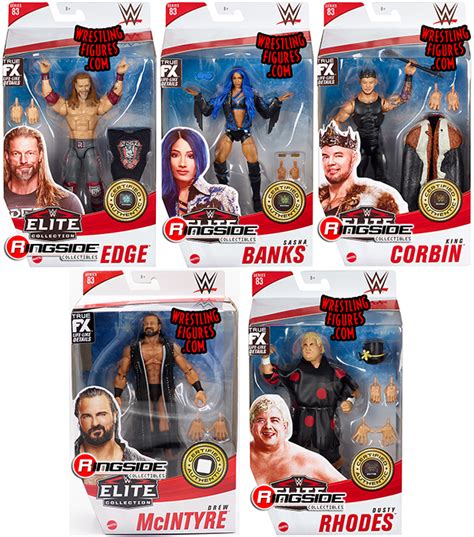 Wwe Elite 83 Complete Set Of 5 Wwe Toy Wrestling Action Figures By