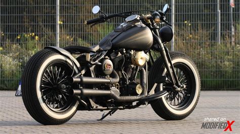 Custom Harley Davidson Softail Evo Springer Bobber Modifiedx