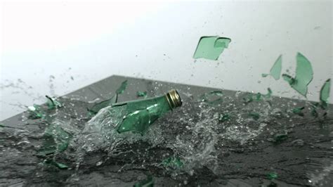 Free Slow Motion Footage Shattered Glass Bottle Youtube
