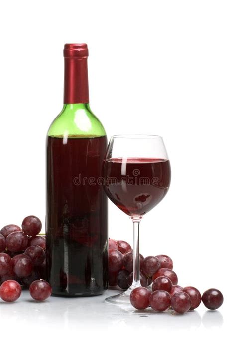 Bottle And Glass Of Wine Stock Image Image Of Wine Crockery 10339861