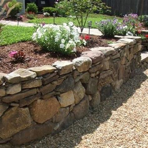Crazy Front Yard Retaining Wall Landscaping 56 Stone Walls Garden