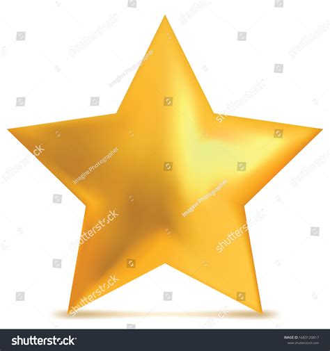 One Star Isolated On White Background 库存矢量图（免版税）1683120817 Shutterstock