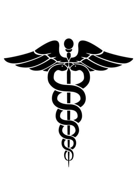 Symbol coloring pages for kids online. Coloring page medical symbol - img 24724.