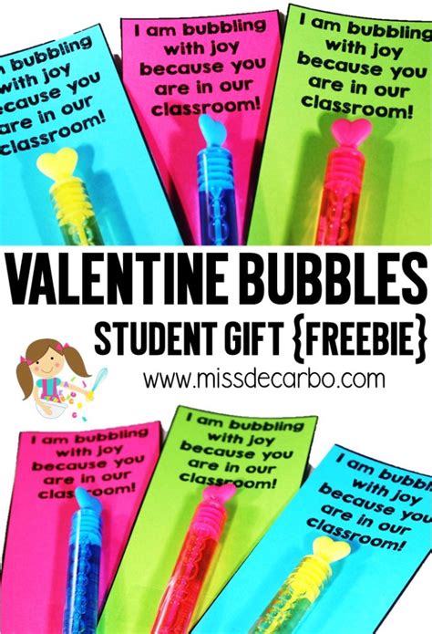 Maybe you would like to learn more about one of these? Valentine Bubbles Student Gift - Miss DeCarbo