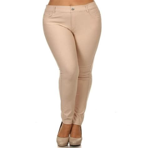 Womens Leggings Beige