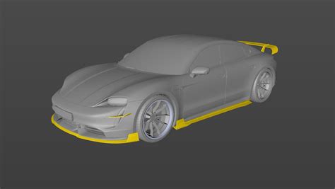 Revozport Body Kit For Porsche Taycan Revoluzione K B Med Levering