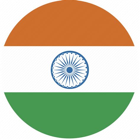Circle India Flag Icon Download On Iconfinder