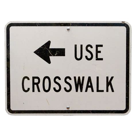 Use Crosswalk Sign Air Designs