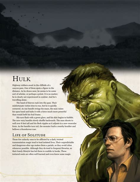 For multiclass characters, hit points, base attack bonus and. Hulk DnD | Dnd classes, Dnd 5e homebrew, Dnd