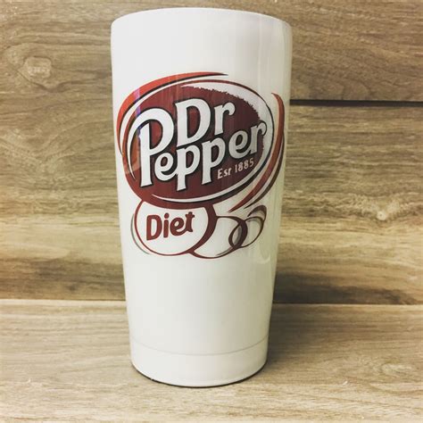 Dr Pepper Image For 20oz Skinny And Tapered Tumblers Drinkware Tumblers