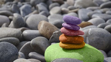 Balance Stones Meditation Zen Stone Garden Sea 4k Hd Wallpaper