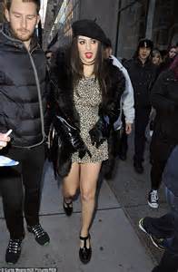 Charli Xcx Wears Black Beret Red Lipstick And Leopard Print In New