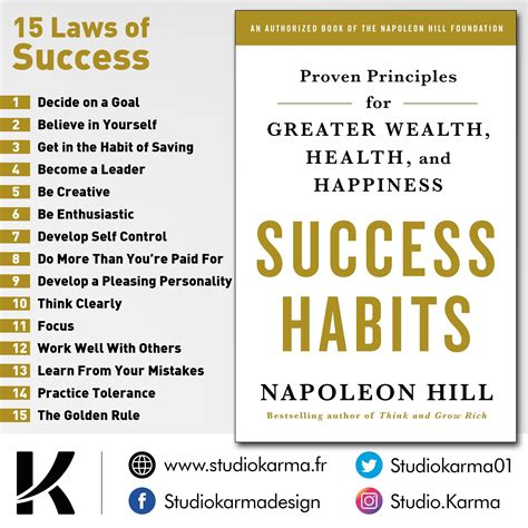 Books that you should read : « Success Habits » by Napoleon Hill # ...