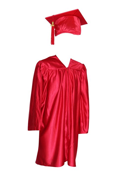 Preschool Cap And Gown Red Satin Celtic Graduations