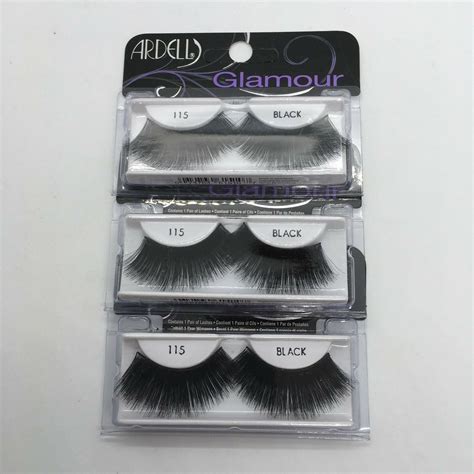 Pack Of 3 Ardell Glamour Lashes 115 False Eyelashes