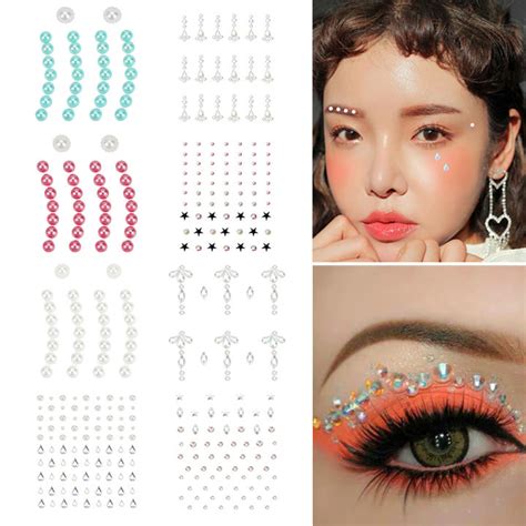 Be Top 1pc Body Paint Glitter Festival Party Face Makeup Gems