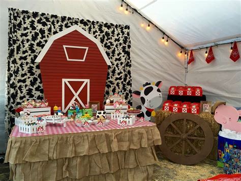 Old Mc Donald Had A Farm Birthday Party Ideas Photo 1 Of 28