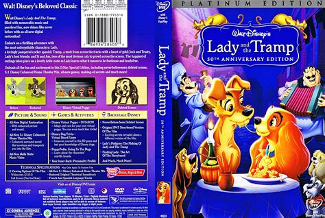 Walt Disney Dvd Covers Lady And The Tramp 2 Disc