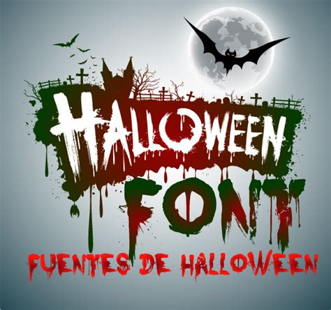 Fuentes De Halloween 2018 Terror Font Vector Clipart