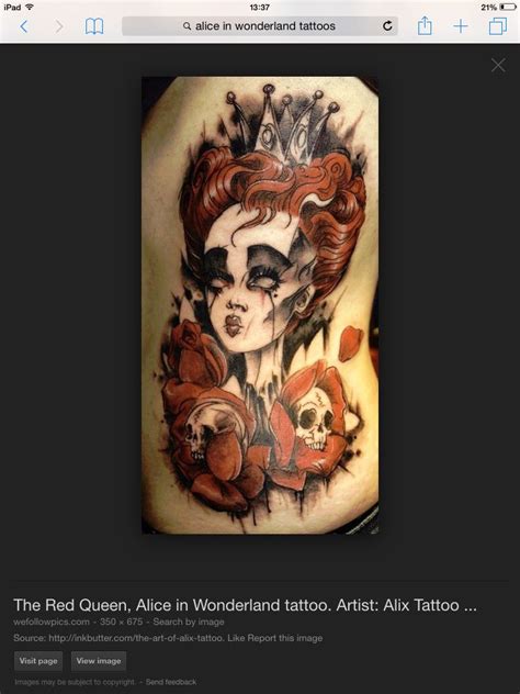 Queen Of Hearts Skull Tattoo I Tattoo Tattoos
