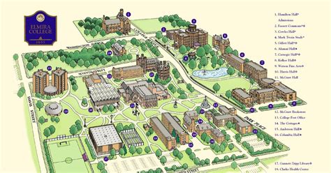 Hamilton College Campus Map