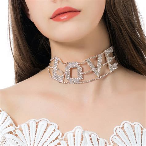 Buy Luxury Full Pendant Choker Necklace Crystal