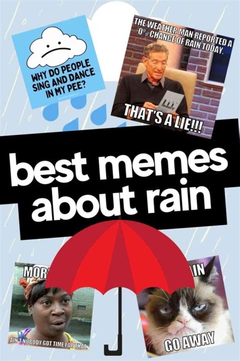 35 Funny Rain Memes And Images For Rainy Days