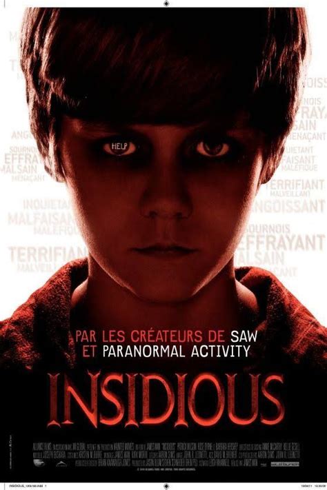 insidious film film horreur affiches de films d horreur