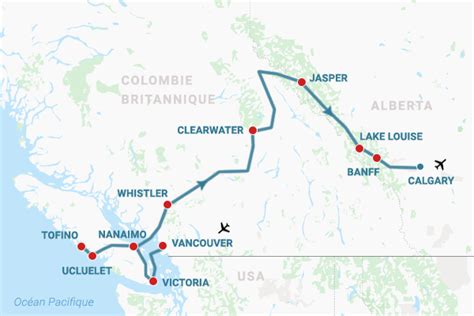 Autotours Ouest Canada Télécharger Nos Exemples Ditinéraires Pour