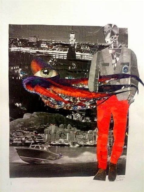Newspaper Collage · A Collages · Art On Cut Out Keep · Creation By