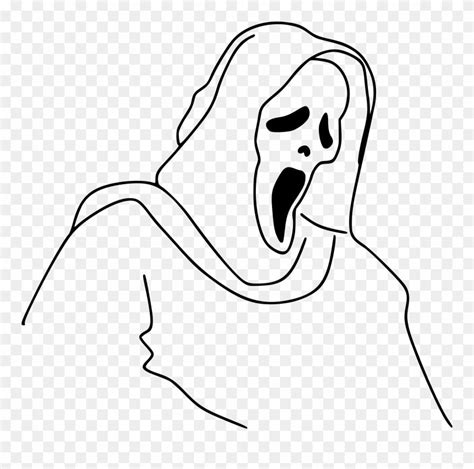 Download Or Print This Amazing Coloring Page 35 Ghost Face Coloring