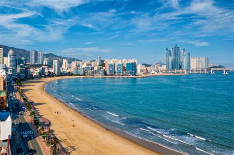 Gwangalli Beach In Busan South Korea Stock Photo By