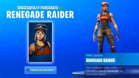 The Renegade Raider Skin Returns To Fortnite Youtube