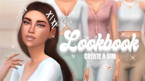 The Sims 4 Maxis Match Soft Girl Aesthetic Lookbook Cas Youtube