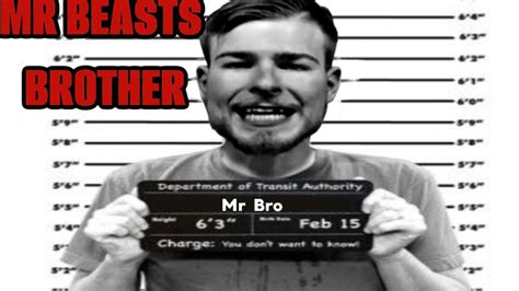 What Really Happened To Mrbeasts Brother Mr Bro Youtube
