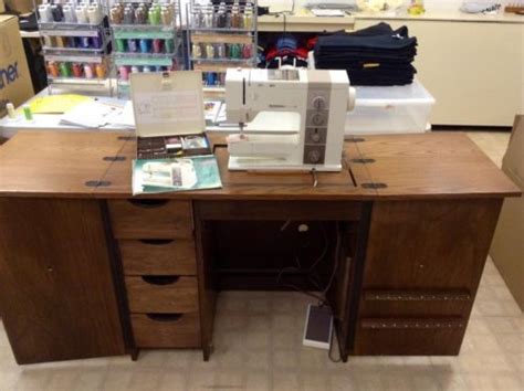 Shop our great selection of bernina sewing table & save. Bernina 930 Record Sewing Machine w Console Cabinet ...