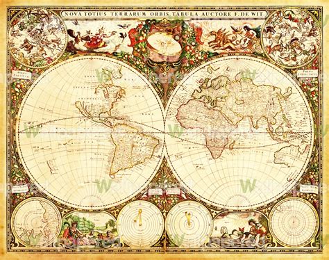 44 Old World Map Wallpaper On Wallpapersafari