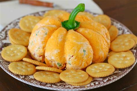 Pumpkin Shaped Cheese Ball The Country Cook