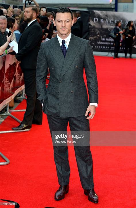 Luke Evans Attends The Uk Premiere Of Dracula Untold At Odeon West